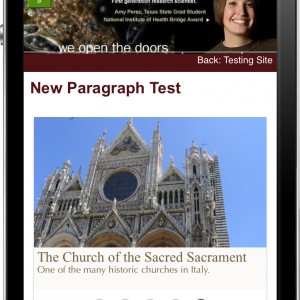 New Gato Featured Content paragraph in production on iPhone 4.